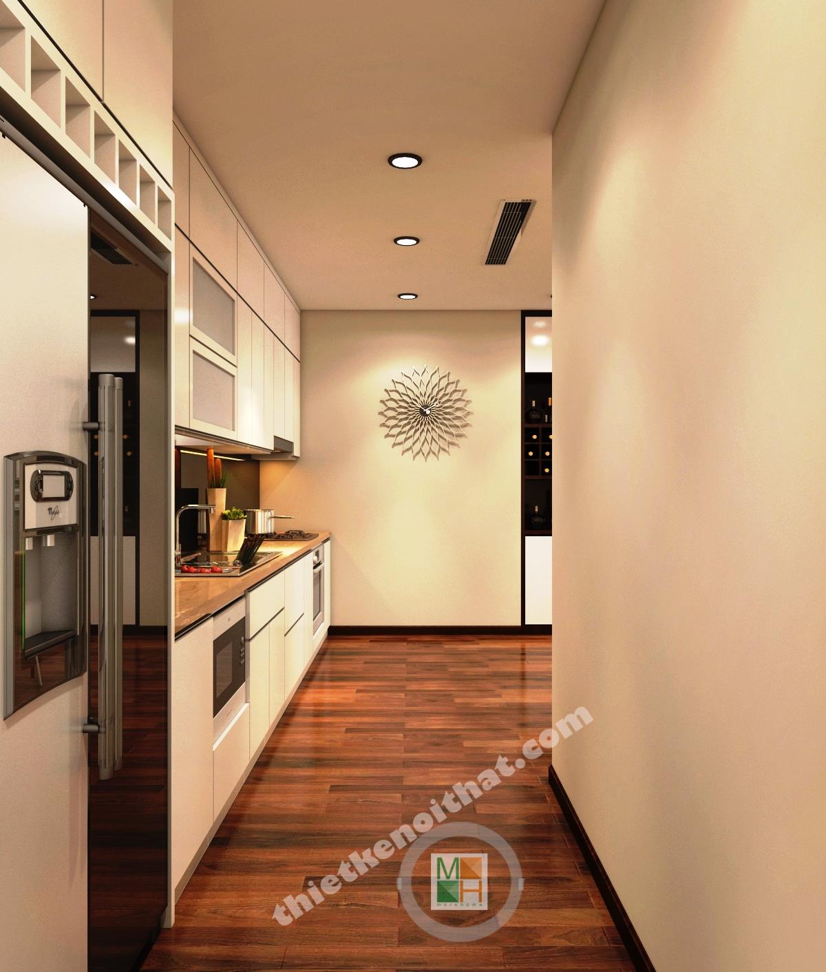 Thi công căn hộ hiện đại nhà anh Thắng tại Mandarin Garden Hòa Phát